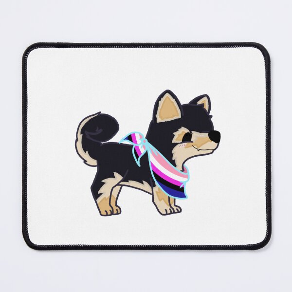 Item preview, Shiba Love - Genderfluid Pride designed and sold by Sarah Reed.