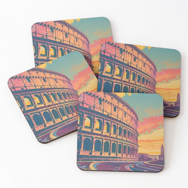 Item preview, Retro poster "The Colosseum" designed and sold by MidArtForge.