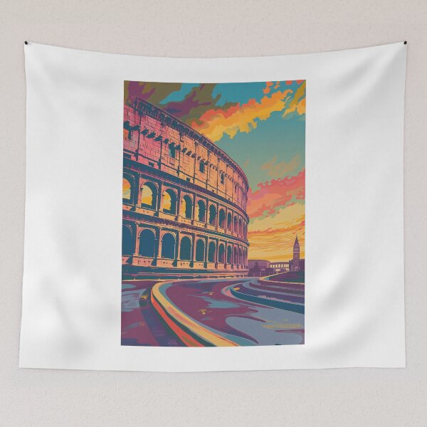 Item preview, Retro poster "The Colosseum" designed and sold by MidArtForge.