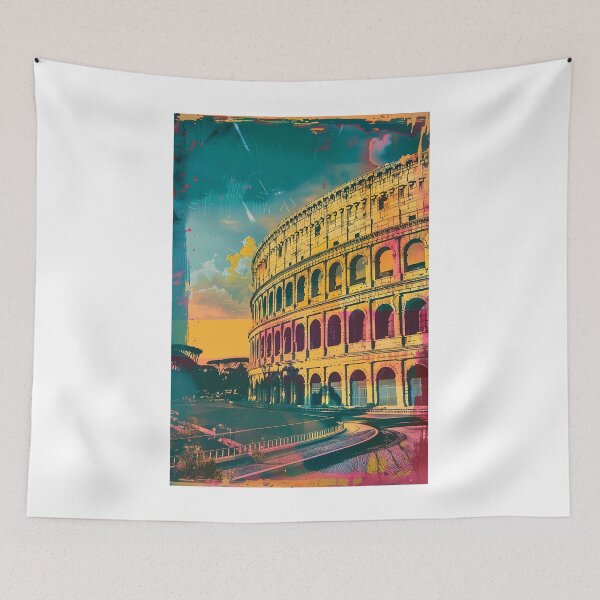 Item preview, Retro poster "The Colosseum" designed and sold by MidArtForge.