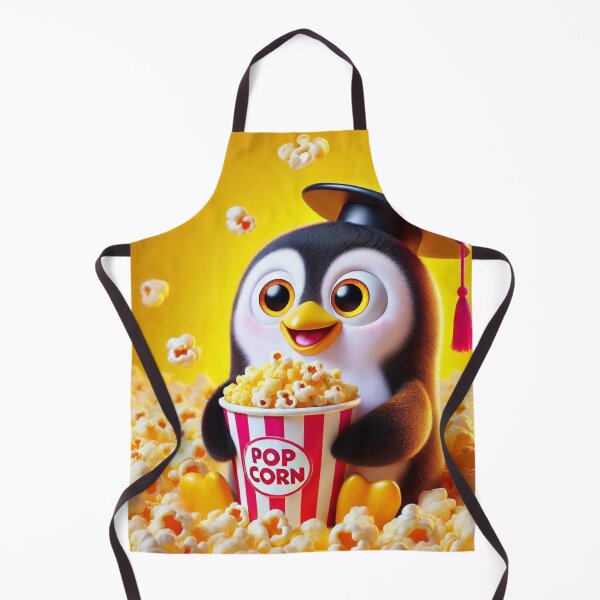 Item preview, Popcorn Macaroni Penguin Celebration designed and sold by Sillytoe.