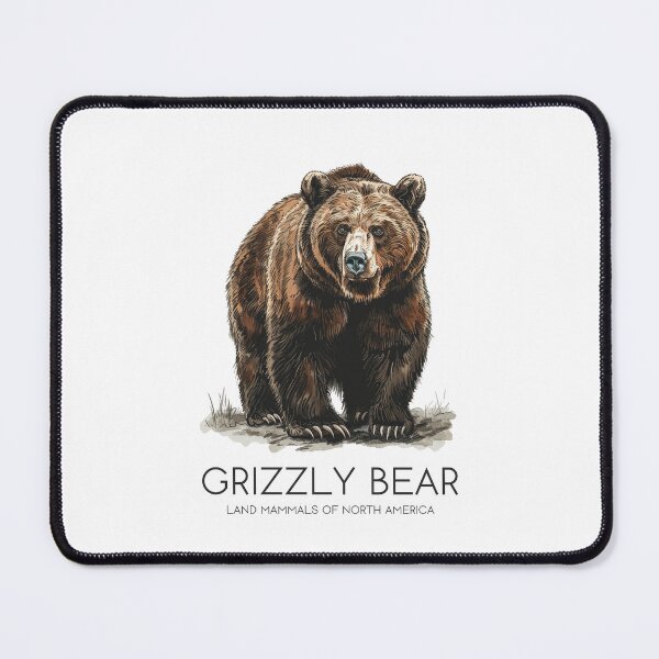 Item preview, Grizzly Bear - Land Mammals of North America designed and sold by Sketch-Shack.