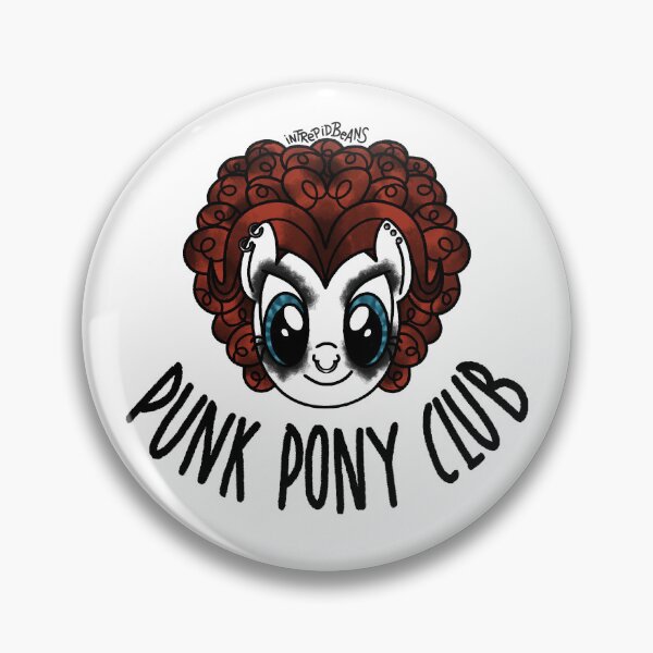 Item preview, “Punk Pony Club” Flash Tattoo designed and sold by IntrepidBeans.