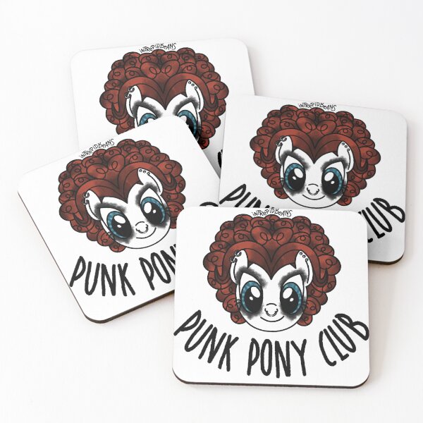 Item preview, “Punk Pony Club” Flash Tattoo designed and sold by IntrepidBeans.