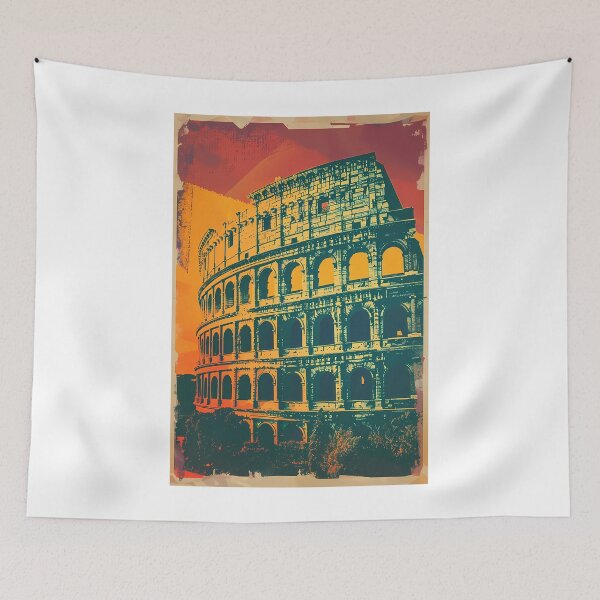 Item preview, Retro poster "The Colosseum" designed and sold by MidArtForge.