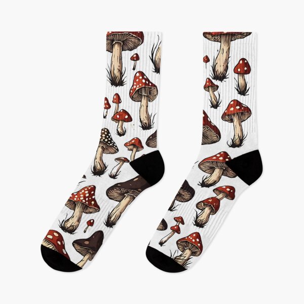 Item preview, Mushrooms/Toadstools Cottagecore Print, Botanical Art, Goblincore Fairycore Decor, Dark designed and sold by Invisible-Cult.