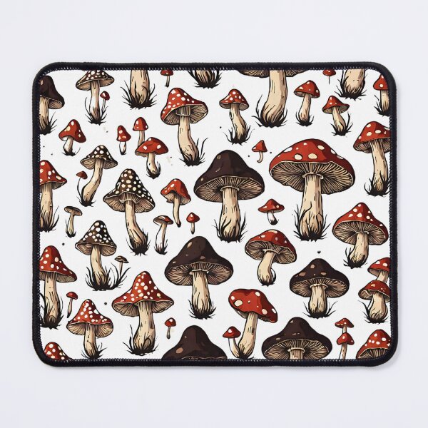 Item preview, Mushrooms/Toadstools Cottagecore Print, Botanical Art, Goblincore Fairycore Decor, Dark designed and sold by Invisible-Cult.