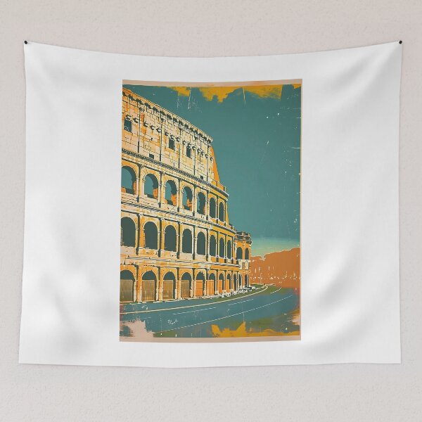 Item preview, Retro poster "The Colosseum" designed and sold by MidArtForge.