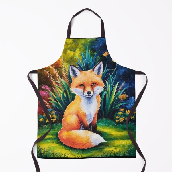 Artikelvorschau, Süßer Fuchs. Entzückender Fuchs, Aquarellfuchs, Fuchszeichnung, Blumenfuchs, Fuchsbild entworfen und verkauft von FoxVibes.