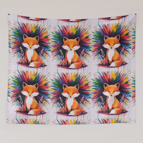 Item preview, Cute Fox. Adorable fox, watercolor fox, fox drawing, floral fox, fox image designed and sold by FoxVibes.