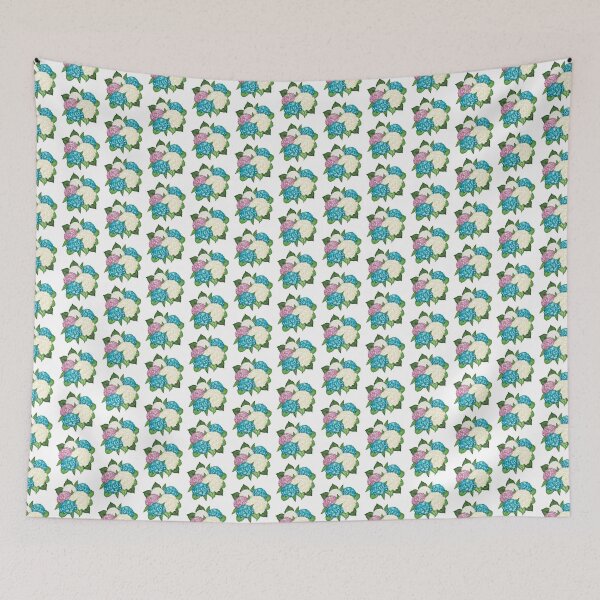Item preview, Hydrangea sticker  designed and sold by BranketRabbit.