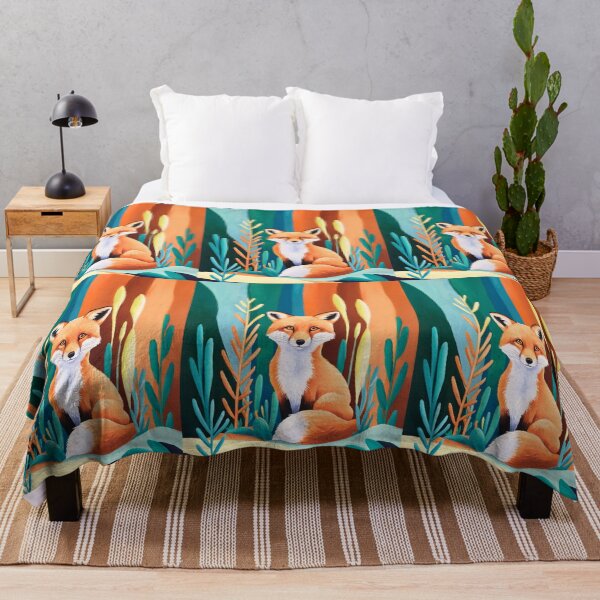 Artikelvorschau, Süßer Fuchs. Entzückender Fuchs, Aquarellfuchs, Fuchszeichnung, Blumenfuchs, Fuchsbild entworfen und verkauft von FoxVibes.