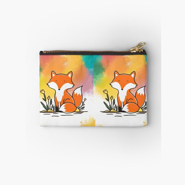 Item preview, Cute Fox. Adorable fox, watercolor fox, fox drawing, floral fox, fox image designed and sold by FoxVibes.
