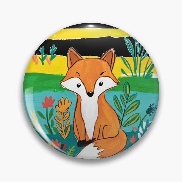 Artikelvorschau, Süßer Fuchs. Entzückender Fuchs, Aquarellfuchs, Fuchszeichnung, Blumenfuchs, Fuchsbild entworfen und verkauft von FoxVibes.