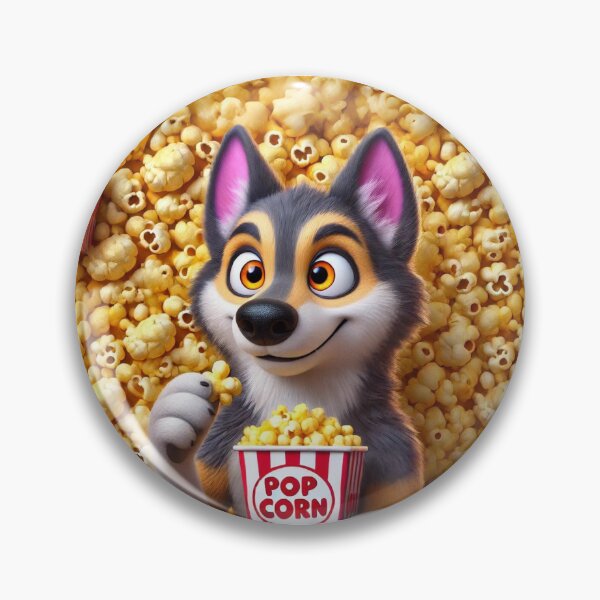 Item preview, Popcorn Saarloos Wolfdog Fun designed and sold by Sillytoe.