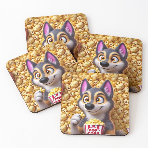 Item preview, Popcorn Saarloos Wolfdog Fun designed and sold by Sillytoe.