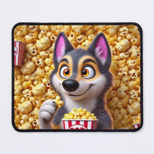 Item preview, Popcorn Saarloos Wolfdog Fun designed and sold by Sillytoe.