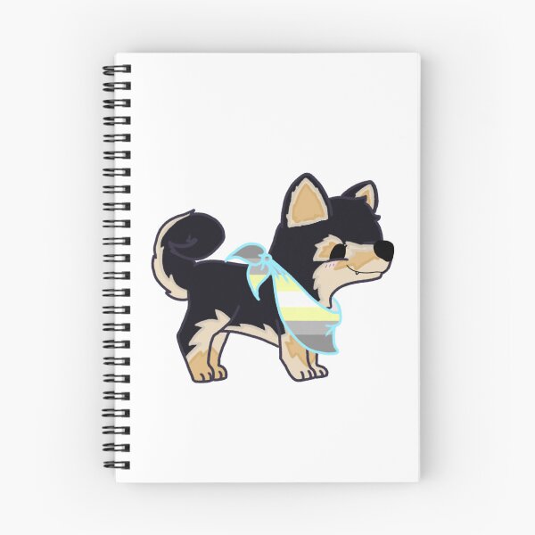 Item preview, Shiba Love - Demigender Pride designed and sold by Sarah Reed.