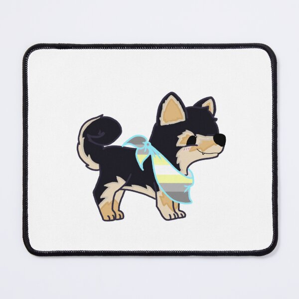 Item preview, Shiba Love - Demigender Pride designed and sold by Sarah Reed.