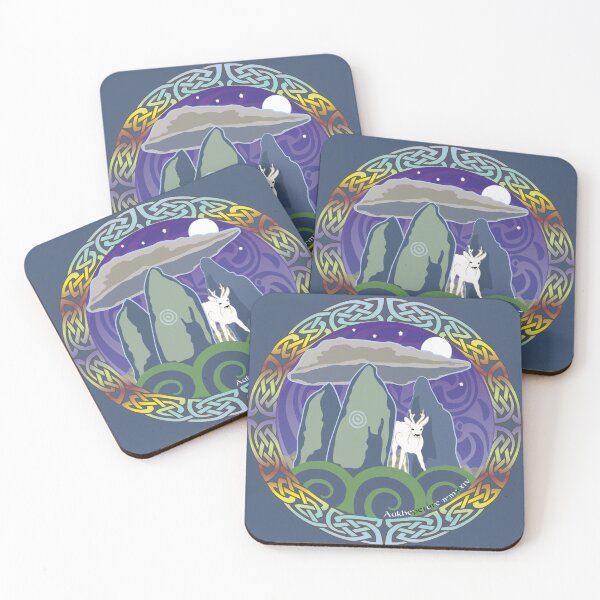 Item preview, Celtic Tree Moon: Secret of the Unhewn Dolmen - White Roebuck designed and sold by Aakheperure.