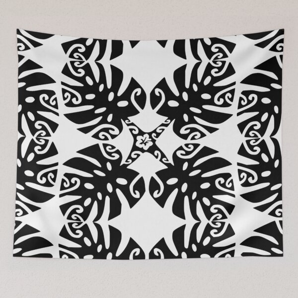 Item preview, MARAMA (Polynesian plant pattern) designed and sold by Nesian-Tahiti.