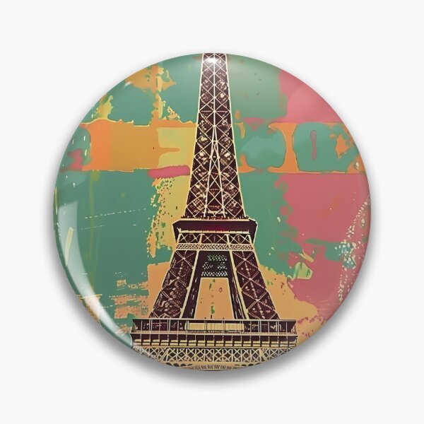 Item preview, Retro poster "Eiffel Tower" designed and sold by MidArtForge.