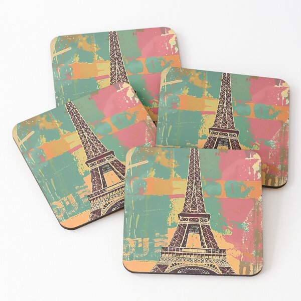 Item preview, Retro poster "Eiffel Tower" designed and sold by MidArtForge.