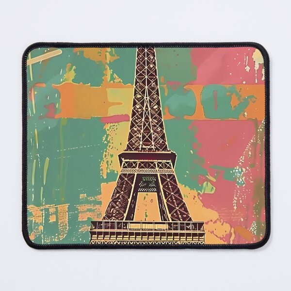 Item preview, Retro poster "Eiffel Tower" designed and sold by MidArtForge.