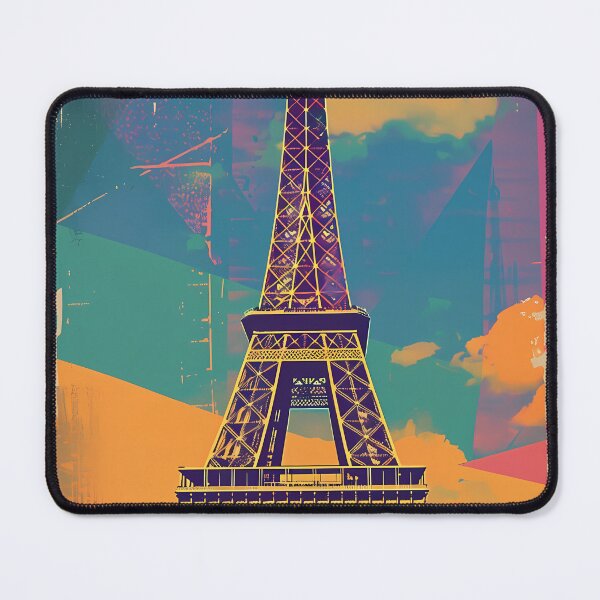 Item preview, Retro poster "Eiffel Tower" designed and sold by MidArtForge.