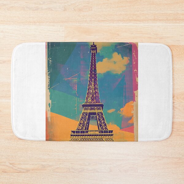 Item preview, Retro poster "Eiffel Tower" designed and sold by MidArtForge.