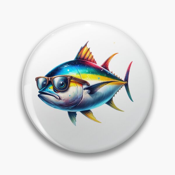 Item preview, Yellowfin Tuna Fish Wearing Sunglasses designed and sold by TheAnimalZ00.