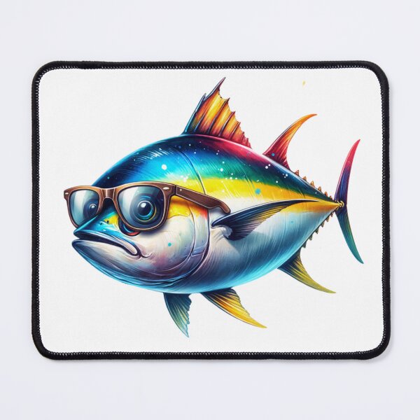Item preview, Yellowfin Tuna Fish Wearing Sunglasses designed and sold by TheAnimalZ00.