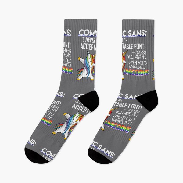 Item preview, Comic Sans Unicorn - Comic Sans - Bad Font Design designed and sold by Hair-brained  Haberdasher.