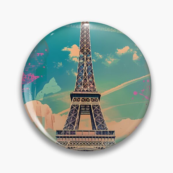 Item preview, Retro poster "Eiffel Tower" designed and sold by MidArtForge.