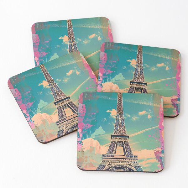 Item preview, Retro poster "Eiffel Tower" designed and sold by MidArtForge.