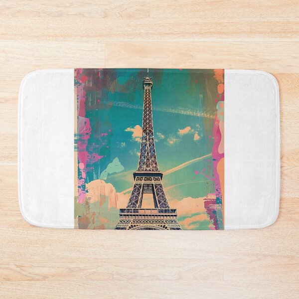 Item preview, Retro poster "Eiffel Tower" designed and sold by MidArtForge.