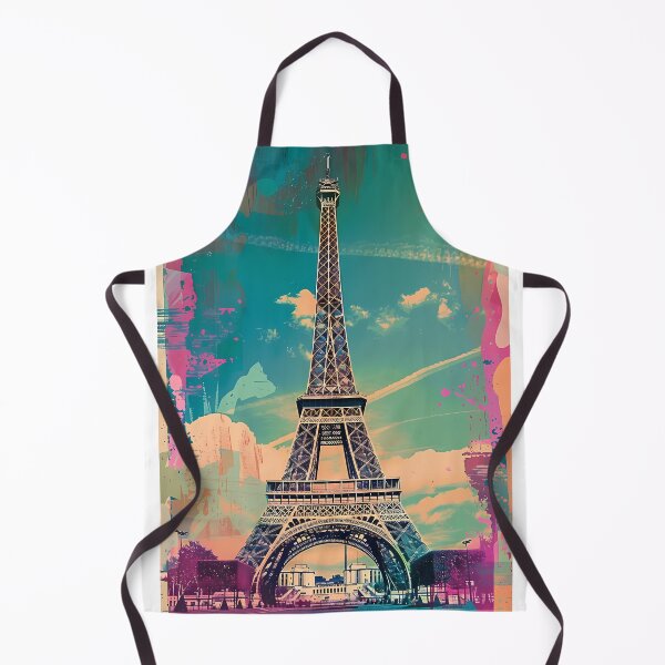 Item preview, Retro poster "Eiffel Tower" designed and sold by MidArtForge.