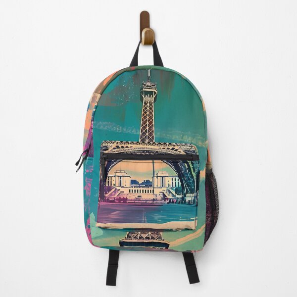 Item preview, Retro poster "Eiffel Tower" designed and sold by MidArtForge.