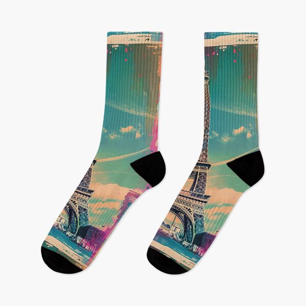 Item preview, Retro poster "Eiffel Tower" designed and sold by MidArtForge.