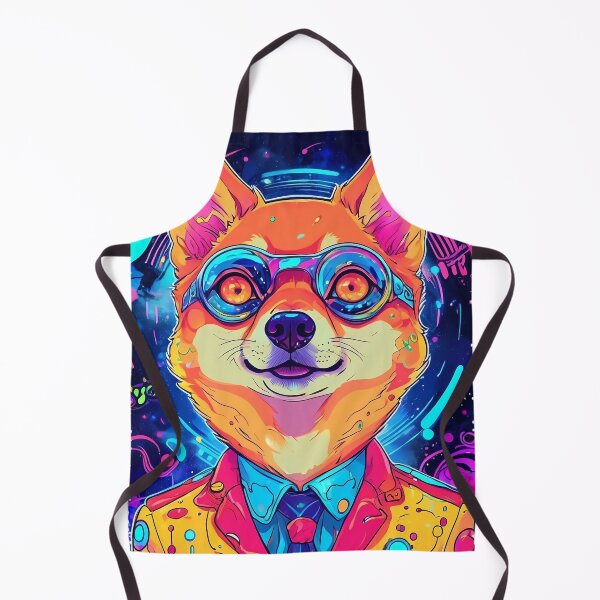 Item preview, Neon Mechanic Shiba Inu #1 designed and sold by purrfect pattern.