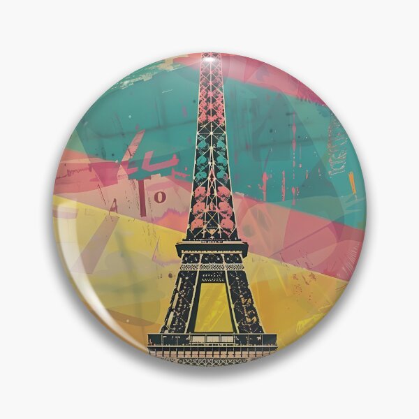 Item preview, Retro poster "Eiffel Tower" designed and sold by MidArtForge.