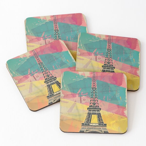 Item preview, Retro poster "Eiffel Tower" designed and sold by MidArtForge.