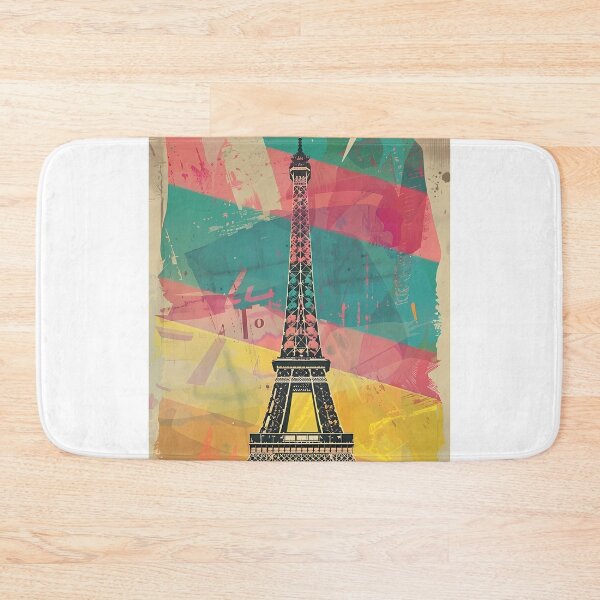 Item preview, Retro poster "Eiffel Tower" designed and sold by MidArtForge.