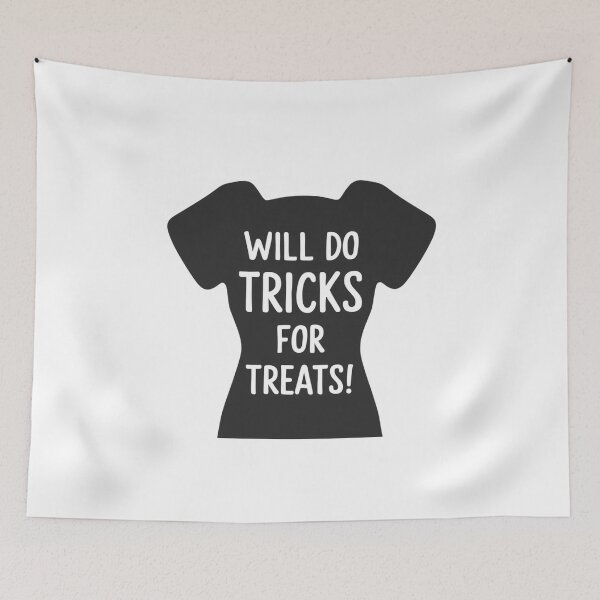 Item preview, Will Do Tricks For Treats Dog designed and sold by Flirt-Teez.