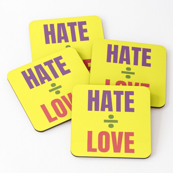 Item preview, LOVE DIVIDES HATE designed and sold by alegnacreates.