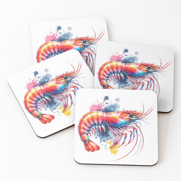 Item preview, Watercolor Shrimp designed and sold by TheAnimalZ00.