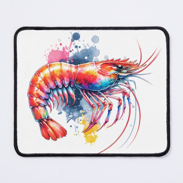 Item preview, Watercolor Shrimp designed and sold by TheAnimalZ00.
