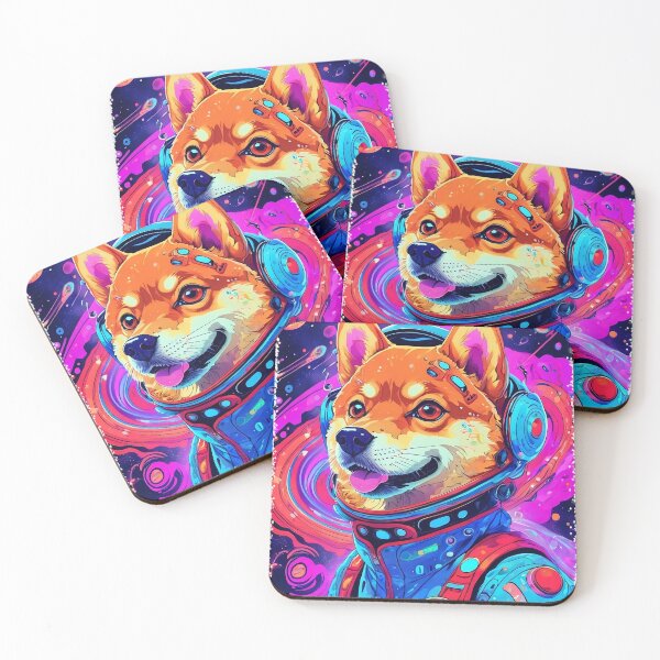 Item preview, Neon Mechanic Shiba Inu #0 designed and sold by purrfect pattern.