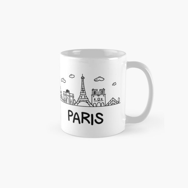 Vista previa del artículo con la obra «Taza Paris - Diseño Francés», diseñado y vendido por FrenchTouch77.