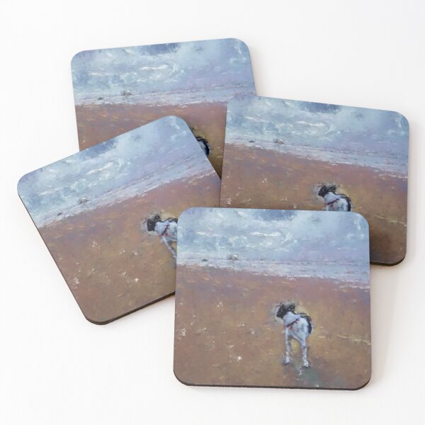 Item preview, Dog on beach, Nehalem, Oregon designed and sold by BizzyMercantile.